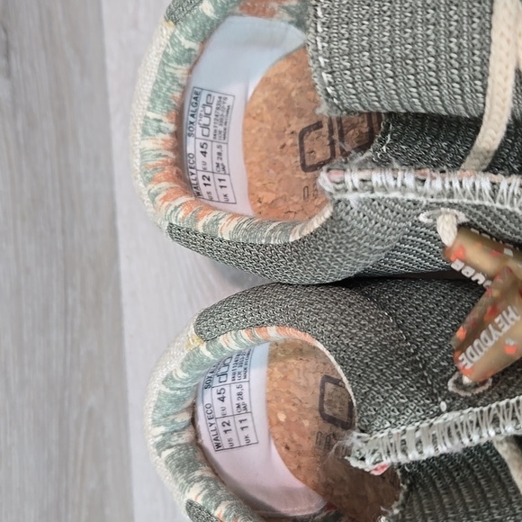 Hey Dude Mens Wally Eco Sox Algae Loafer Slip on shoes sz 12 - Picture 5 of 12